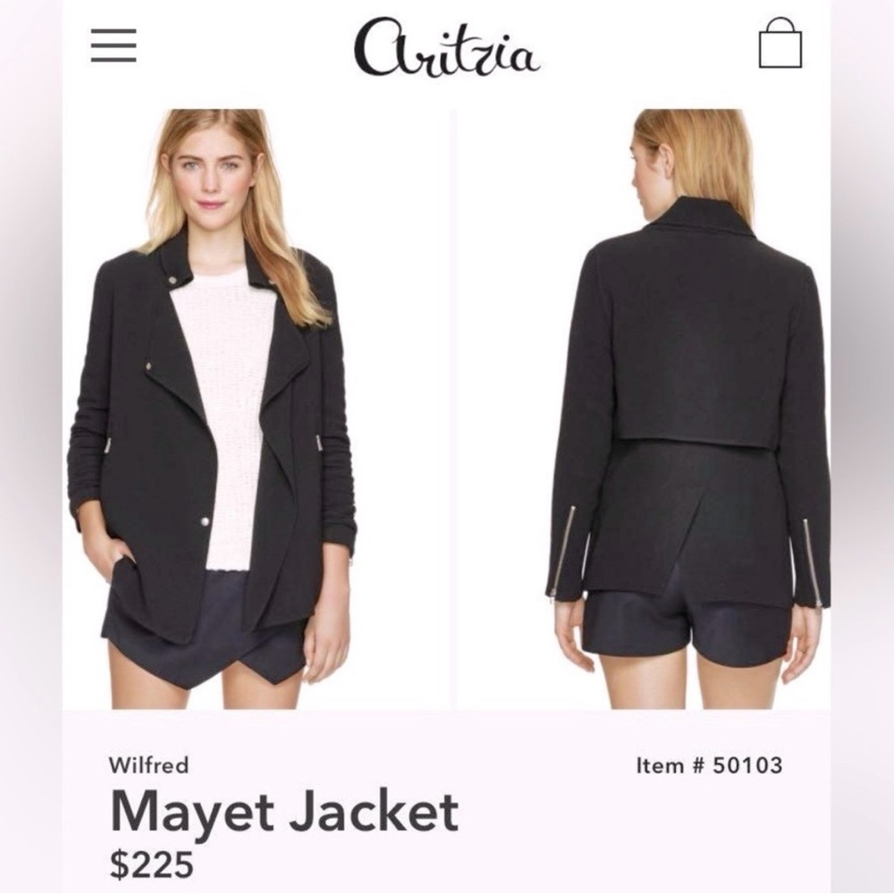 Wilfred Black Mayet Jacket - Picture 1 of 6